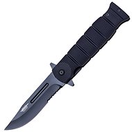 JKR Closing tactical knife, rubber, black - Pocket Knife