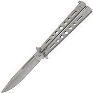 JKR Bow tie, steel, silver - Butterfly Knife