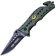 JKR Closing knife, 8,5 cm, army, green - Pocket Knife
