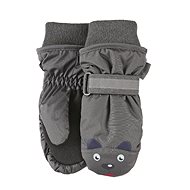 Sterntaler chamois mittens THINSULATE grey with cat 4322002, 5 - Winter Gloves