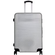 Monopoly Malaga wheeled suitcase, 99 L, silver - Suitcase