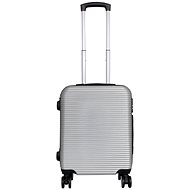 Monopoly Malaga wheeled suitcase, 37 L, silver - Suitcase