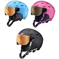 Julbo NORBY JR VSR CAT 3, Black Cat 3, Flash Silver - Ski Helmet