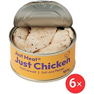 Just Meat Just Chicken 6 x 100 g salt and pepper - Can