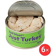 Just Meat Just Turkey 6 x 100 g salt and pepper - Can