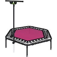 Jumping® "Get stronger" with trampoline EXCELLENT Pink - Fitness Trampoline