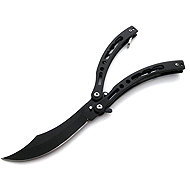 Foxter Folding bow tie black 23 cm - Pocket Knife
