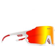 KDEAM Gilbert 04 White / Red - Cycling Glasses