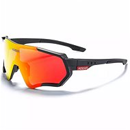 KDEAM Collins 02 Black / Red - Cycling Glasses