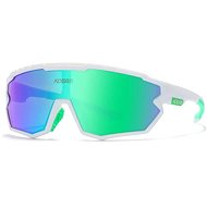 KDEAM Warren 05 White / Blue Green - Cycling Glasses