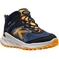 Keen Zionic Mid Wp Youth Naval Academy/Bright Marigold Us 3 - Trekking Shoes