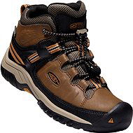 Keen Targhee Mid WP Y dark earth/golden brown EU 32,5/197 mm - Trekingové topánky