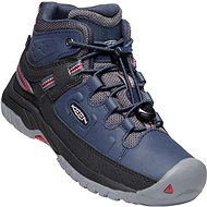 Keen Targhee MID WP Youth, Blue Nights/Red Carpet - Trekking Shoes