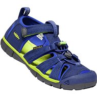 Keen Seacamp II CNX Children, Blue Depths/Chartreuse - Sandals