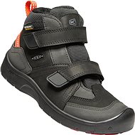 Keen Hikeport Mid Strap WP Jr. Black/Bright Red EU 36/222mm - Trekking Shoes