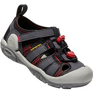 KEEN KNOTCH CREEK CHILDREN grey/red - Sandals