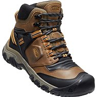 Keen Ridge Flex Mid Wp Men Bison/Golden Brown hnědá/černá - Trekking Shoes