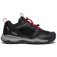 Keen Wanduro Low Wp Youth Black/Ribbon Red EU 35 / 216 mm - Trekking Shoes