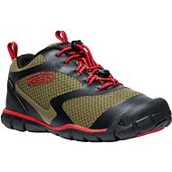Keen Tread Rover Wp Youth Martini Olive/Red Carpet EU 39 / 248 mm - Trekking Shoes