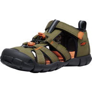 Keen Seacamp II CNX Youth Dark Olive/Gold Flame EU 34 / 206 mm - Sandals