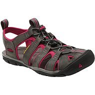 Keen Clearwater CNX Leather W Magnet/Sangria EU 38.5/241mm - Sandals