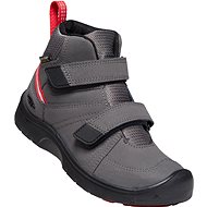 Keen Hikeport Mid Strap WP Y, Magnet/Red Carpet, size EU 36/222mm - Trekking Shoes