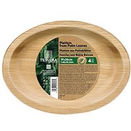 Intertan SA Tessera Oval palm leaf plates 19 × 26 cm, 4 pcs - Plate