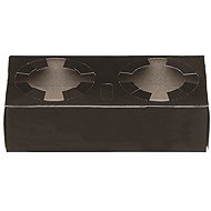Intertan SA Paper cup holders 2 compartments, black matt, 30 pcs - Camping Utensils