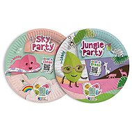 Intertan SA Tessera Paper plate for children 18 cm Leafy & Windy, 2 × 8 pcs - Plate