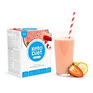 KetoDiet protein drink - strawberry and banana (7 servings) - Long Shelf Life Food