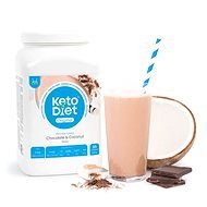 KetoDiet Proteínový nápoj – príchuť čokoláda a kokos (35 porcií) - Keto diéta