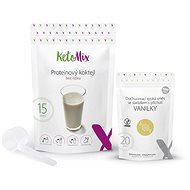 KetoMix Proteínový koktejl KetoMix 450 g – 15 porcií (vanilka) - Keto diéta