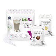 KetoMix Protein shake KetoMix 1200g - 40 servings (chocolate, vanilla) - Keto Diet