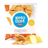 KetoDiet ENJOY Protein Tortilla Chips - Chedar flavour - Keto Diet