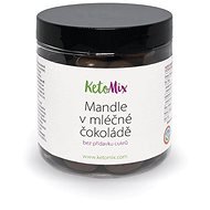 KetoMix Mandle v mléčné čokoládě 160 g - Keto Diet