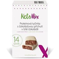 KetoMix Proteinové tyčinky s čokoládovou příchutí v bílé čokoládě 14 × 40 g - Keto Diet