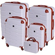 BERTOO Firenze Travel case, white 5-in-1 set - Case Set
