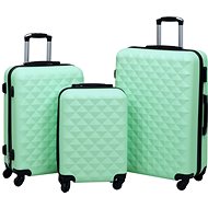 VidaXL Set of wheeled suitcases 3 pcs, mint, ABS - Case Set