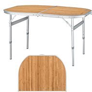 KING CAMP Kempingový stôl Bamboo 120 × 80 cm - Kempingový stôl