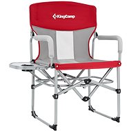 KING CAMP Camping folding chair Director, burgundy - Camping Chair