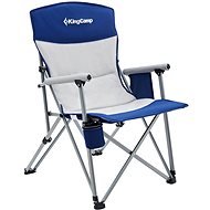 KingCamp Comfort Hard Arm Chair Blue/Grey - Kempingové křeslo