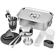 KingCamp 4 People Stainless Steel Hot Pot Set - Camping Utensils