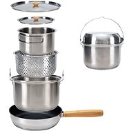 KingCamp Stainless Steel Cookware Set - Camping Utensils