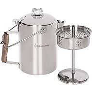 KingCamp 9 Cup stainless steel coffee pot - Camping Kettle