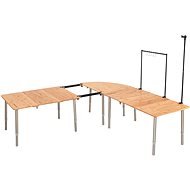 KingCamp Bamboo SET - Kempingový stôl