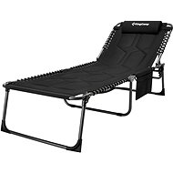 KINGCAMP Lehátko zahradní Bavaria B20, černé - Garden Lounger