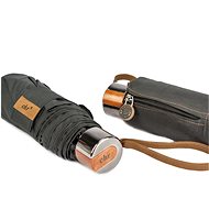 RUSQUÉ Cachemir Pocket black men' s folding mini - Umbrella