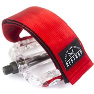 Restrap Diagonal Pedal Straps - Red - Bike Accessory