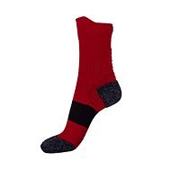 Sports socks RACE-RE size 43-46, red/black - Socks