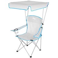 Nils Camp NC3087 Folding chair with canopy, grey - Camping Chair